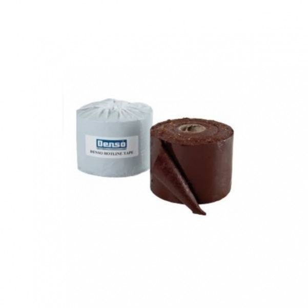 Denso P501050 - 50mm x 10m Brown Fabric Based Tape Safety Tapes & Tags